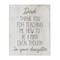 Stupell Industries Dad Thank You Phrase Family Daughter Humor Canvas Wall Art
